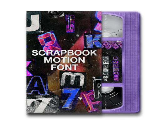 Scrap Book Motion Font